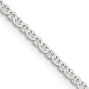 24 Inch Sterling Silver 2.25mm Flat Anchor Chain