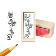 Oboe Fingering Diagram Rubber Stamp - Nifty gadgets for teachers and students
