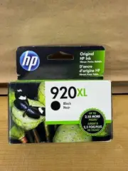 HP 920XL (CD975AN) Black Ink Cartridge EXP: 02/2023