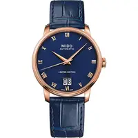 在飛比找PChome24h購物優惠-MIDO 美度 Baroncelli 羅馬大日期機械錶-40