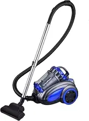 Enigma 2800W Bagless Vacuum Cleaner 4.5L Canister Lightweight Cylinder Multi Cyclonic Filtration with Turbo Head for Carpets and Hard Floors (Blue)