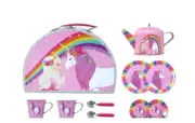 Girls Kids Tea Cup Set Princess & The Unicorn Pretend Play Birthday Gift Present