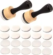 1Set Sponge Brush for Painting Handles Flat Sponges Sponges for DIY Crafts Art Projects for Painting Enthusiasts and Families