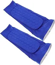 [BESPORTBLE] Men's Soccer Shin Guards Sleeves Full Leg Sleeves Grip Socks for Football Basketball Badminton