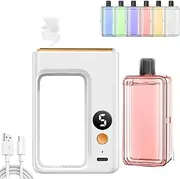 Automatic Aromatherapy Diffuser, Wall Mounted Essential Oil Diffuser, Upgrade Rechargeable 5 Modes, Tabletop Dual-Use for Car, Smart Control of Eruption Frequency, Automatic Air Freshener (Gardenia)