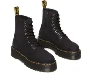 Dr. Martens Jadon III Boots Unisex US M9/W10 Charcoal Gray Leather Shoes FZP235