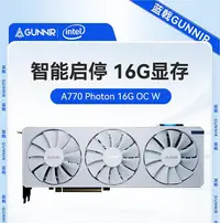 在飛比找Yahoo!奇摩拍賣優惠-GUNNIR藍戟Intel Arc A770/A750 16