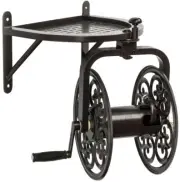 Liberty Garden Navigator Hose Reel Holder Rotating Wall Mount Storage Organizer