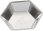 OFFSCH 1Pc Hexagonal Sauce Dish Appetizer Serving Plate for Dipping Sauces Simple Design for Home Restaurant Use Easy to Clean Tableware