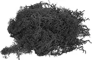 uxcell 3.5 OZ Moss Fake Craft Moss Artificial Moss Natural Preserved Moss for Craft Arts Floral DIY Project Wall Wedding Garden Patio Table Terrariums Decoration(Black)