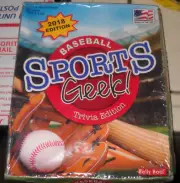 2018 EDITION BASEBALL SPORTS GEEK! TRIVIA EDITION SEALED BRAND NEW!