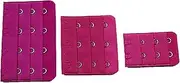 [Generic] Clip On Bra Extender 2 3 & 4 Hooks Extenders - Baby Pink Purple Blue Red Violet