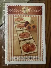 Shabby Fabrics Patchwork Pumpkin Table Runner Pattern by Jennifer Bosworth
