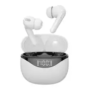LB-22 TWS Bluetooth 5.0 Wireless with Microphone Waterproof Hi-Fi Stereo Music Headphones - White