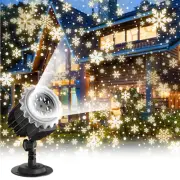 Christmas Snowflake Lights, Led Projector Lights for Outdoor, Waterproof Chri...