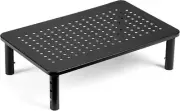 Tv/Monitor Riser Desktop Stand, Flat Screen, Sturdy Metal Laptop Computer Shelf