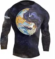[SHOGUN] Fight Rash Guard BJJ MMA Premium Jiu Jitsu Fighting Grappling Compression Shirt