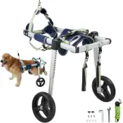 VEVOR 2 Wheels Dog Wheelchair for Back Legs, Pet Wheelchair Lightweight & Adj...