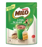 Chocolate Malt Drink Nestlé Milo Less Sugar 10 Stick Packs x 27g