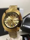 New Rado Diastar R12413344 Original Automatic Gold Plated Swiss Men's Watch .