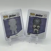 Funko Pop Marvel Upper Deck Cards Lot Of 2 Korg #s 51 Platinum & Common/Base Set