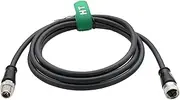 HangTon Ethernet Switch Network Cable M12 8 Pin X-Coded Male to Female Connector Extension for Kathrein ARU RRU 4000 Basler Cognex Keyence Baumer Sick Datalogic Machine Vision Sensor Reader 10M