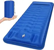 Camping Mattress Pad,Inflatable Waterproof Camping Mattress | Sleeping Mat with Built-in Pump, Wear-Resistant Tent Supplies for Adventure
