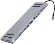Laptop Docking Station - USB C Dock Dock Station USB Hub - High Speed USB Expansion Hub, Computer Dock PC USB Extender, USB Splitter for Computer Laptop Phone
