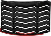 ABS Rear Window Windshiled Louver Sun Shade Cover Matte Black in GT Style Compatible for Chevrolet Camaro 2010-2015