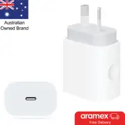 USB-C 20W Iphone Charger, Fast Charging, Au Plug, Apple Compatible.