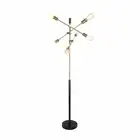 Sarantino 6-Light Metal Sputnik Floor Lamp Luxurious Modern Adjustable Arms