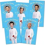 Bridal Shower Games - Scratch Off Bridal Shower Game.Funny Bachelorette Party Games - Who Has The Groom - 33 Sheets Blue