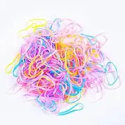 2000pcs Elastic Rubber Hair Ties Hair Band Ropes Women's Ponytail Holder Small Baby Toddler Rubber Bands Elastic Multi Color for Kids Girls Hair Value Pack (#4)