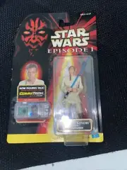 Star Wars Episode 1 Obi-Wan Kenobi Jedi Duel with Commtech Chip Hasbro 1998