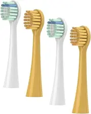 COLLBATH 4pcs Electric Toothbrush Head Replacement Soft Tooth Brush Head Electric Toothbrush Accessories
