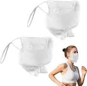 Sunscreen Mask, Sun Protection Half Face Cover Women Soft and Breathable Face Scarf Cover with Ear Loop Sun Protection Neck Gaiter for Outdoor Golf Hiking Running