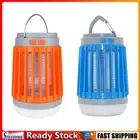 Bug Zapper Solar Powered UV LED Light Mosquito Killer Inhaler Insects Traps