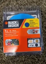 BLACK & DECKER 5 in SANDING And POLISHING KIT Polishing Bonus Light Duty U1450B