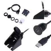 Flush Mount USB 2.0 Socket Extension Lead Cable