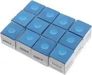 12pcs Billiards Chocolate Powder Pool Chalk Cubes Pool Table Chalk Cubes Billiards Pool Accessories Pool Billiard Accessories Pool Cue Chalk Billiards Chalk Pool Stick Chalk