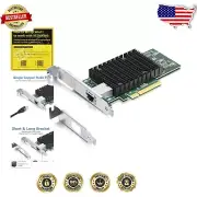 Premium 10Gb Ethernet Network Card with Intel Chip - Supports Multiple OS