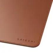 Satechi Vegan-Leather Premium Desk Mat (Brown)