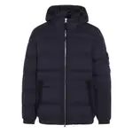 [Stone Island] Stone Island Hooded Padded Coat L BLACK