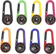 Totority Versatile Compass for Hiking Carabiner Compass for Boys and Girls Adventure Essential