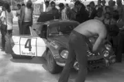 Jean Pierre Nicolas and Michel Vial Alpine A110 1973 Rally Car Old Photo 3