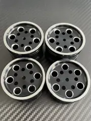 Tamiya Super Hot Shot Super Sabre Big Wig Boomerang Alloy wheels set Black B
