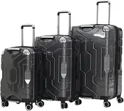 [HALAHAI] Luggage Suitcase Carry On Luggage 3-piece Luggage Sets Large Capacity Suitcases Carry On Luggage TSA Customs Suitcase Checked Luggage (Color : OneColor, Size : 20+24+28in)