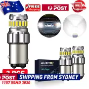 2X BAY15D 1157 P21/5W CANBUS BRAKE TAIL STOP LIGHT GLOBE SUPER WHITE 23 LED 12V (for: Chevrolet)
