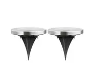 4X Solar Power Buried Light Under Ground Lamp Outdoor Path Way Garden Decking White Warm White Light Lawn Lamp 20LED