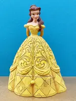 【震撼精品百貨】DISNEY 迪士尼~ENESCO精品雕塑-迪士尼美女與野獸貝兒塑像-黃禮服(抽屜)#95947